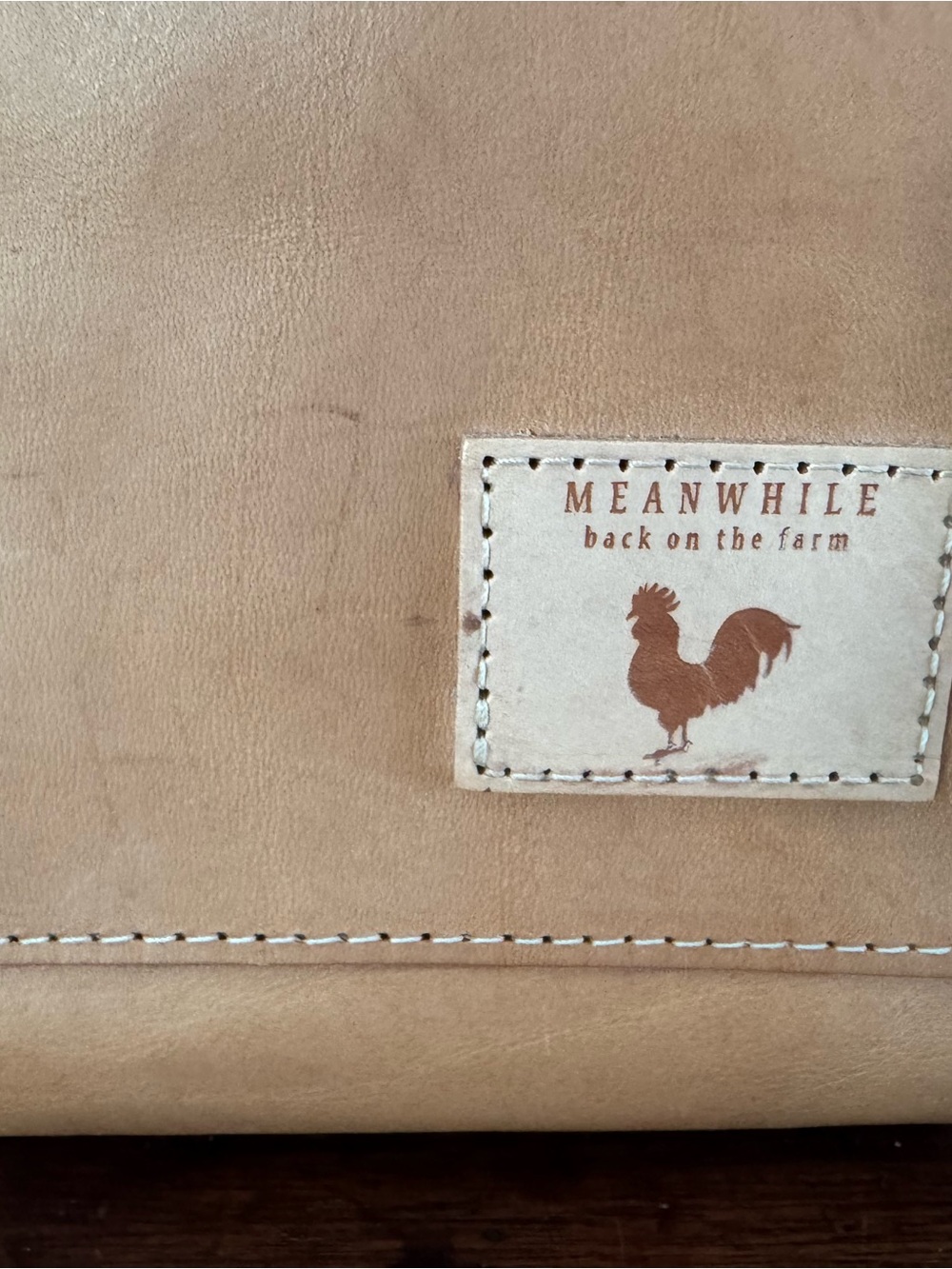 Meanwhile Back On The Farm Virginia Leather Small Tote - Picture 5 of 12